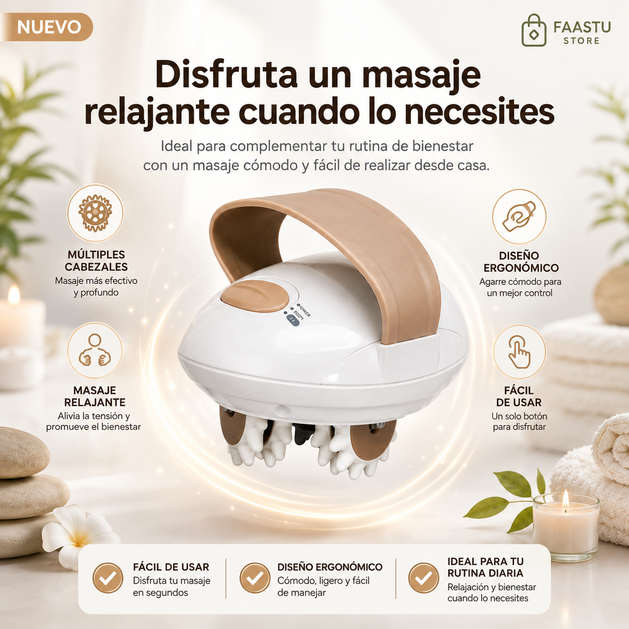 Masajeador Eléctrico Cuerpo anticelulitis